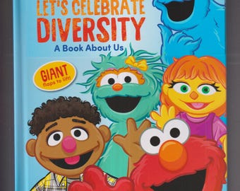 Sesame Street Let's Celebrate Diversity (Hardcover:  Children's Lift The Flap Book) 2022