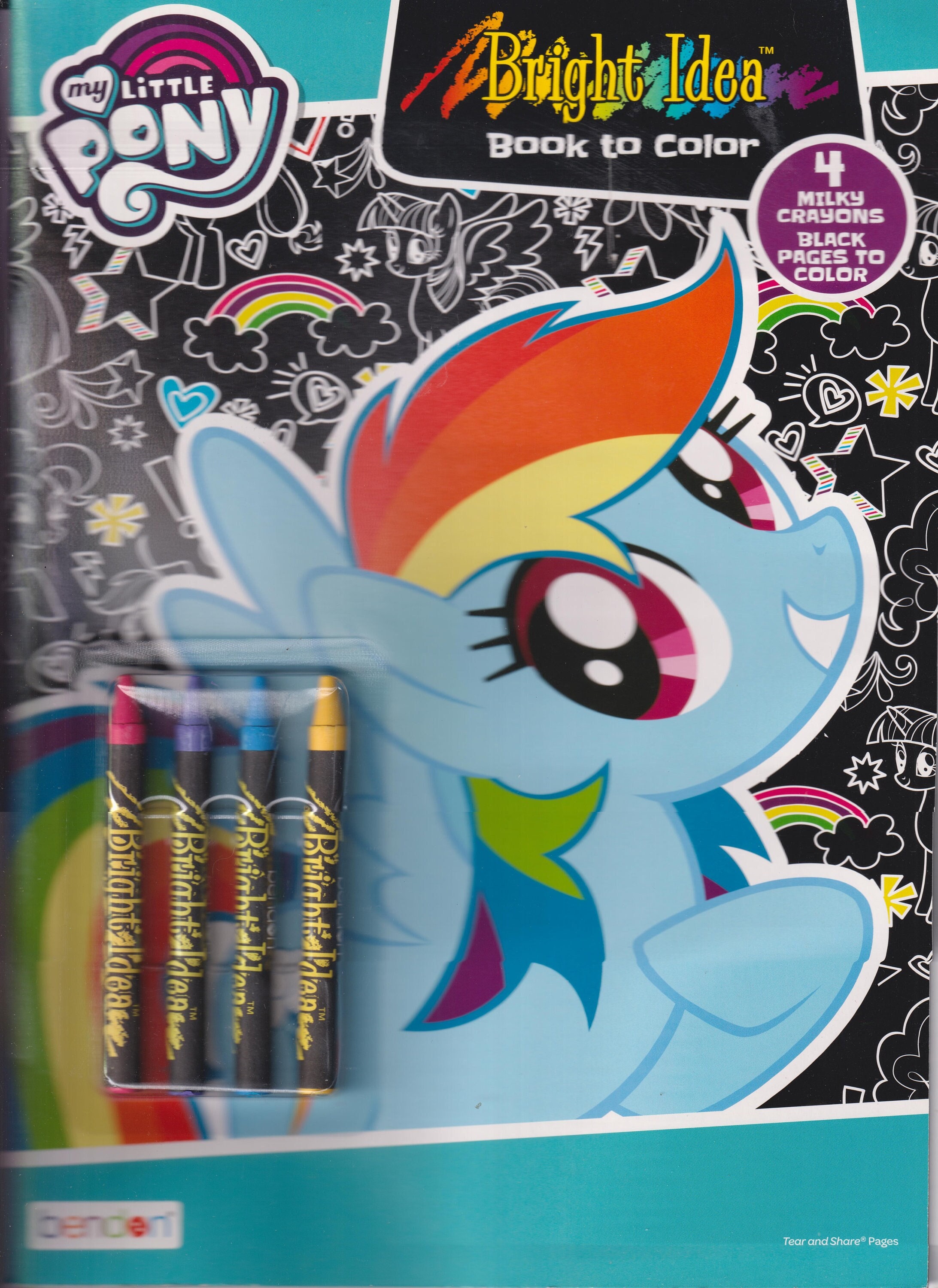 My Little Pony Bright Idea Book to Color With Crayons (Coloring