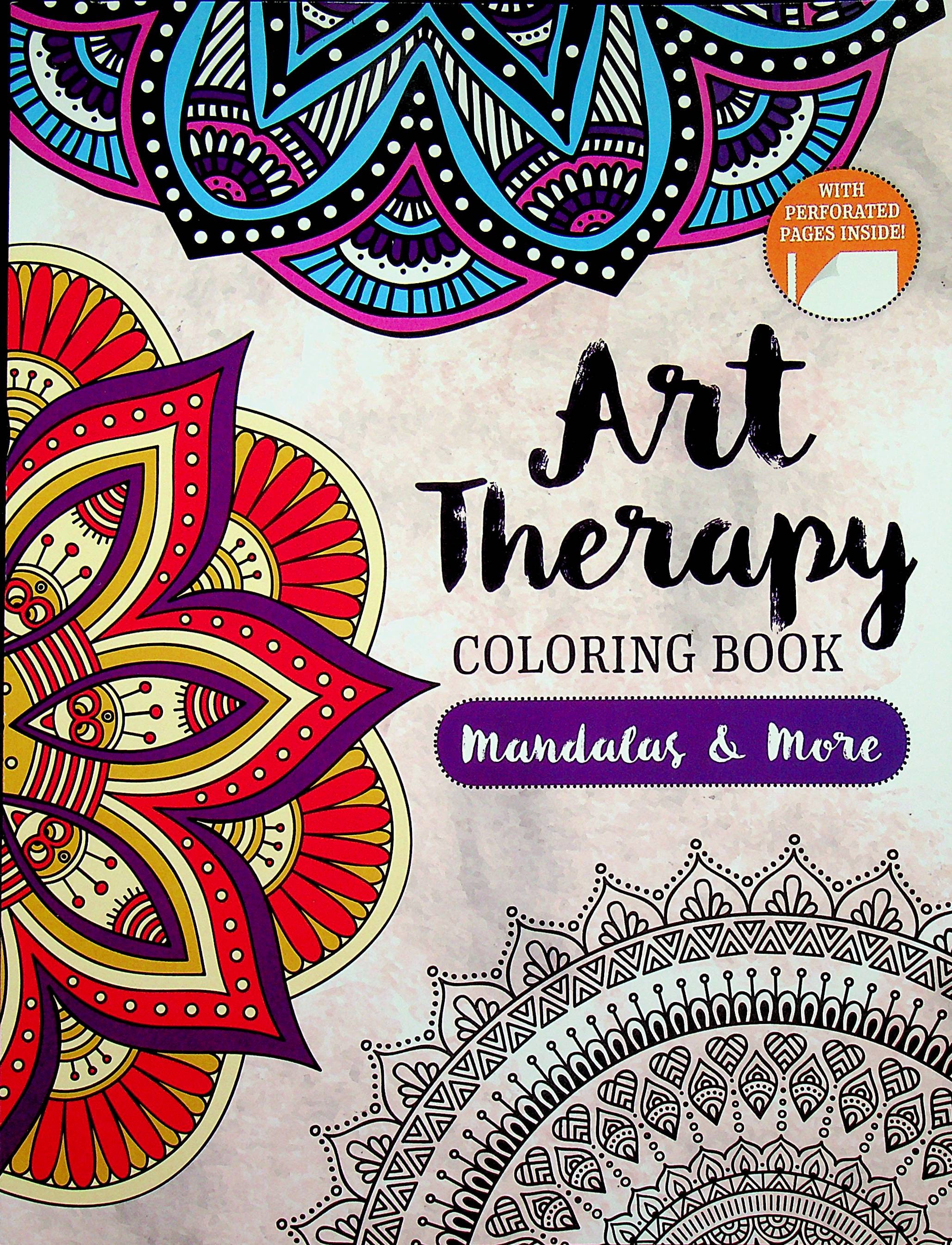 Art Therapy Coloring Book Mandalas & More (Paperback: Adult Coloring Books)  2015