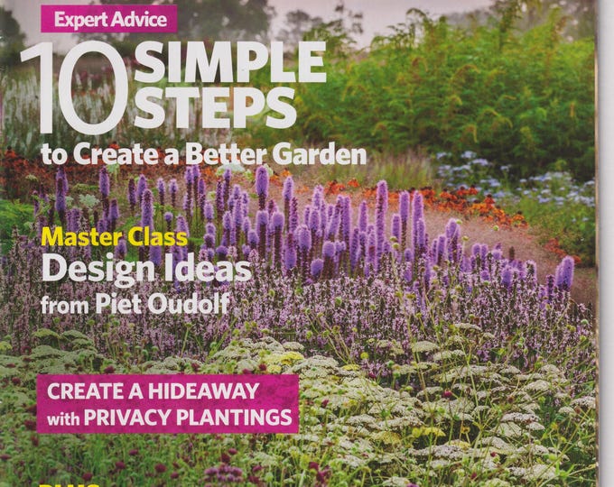Horticulture September October 2017 Simple Steps For A Better Garden, Create A Hideaway, Design Ideas  (Magazine: Gardening)