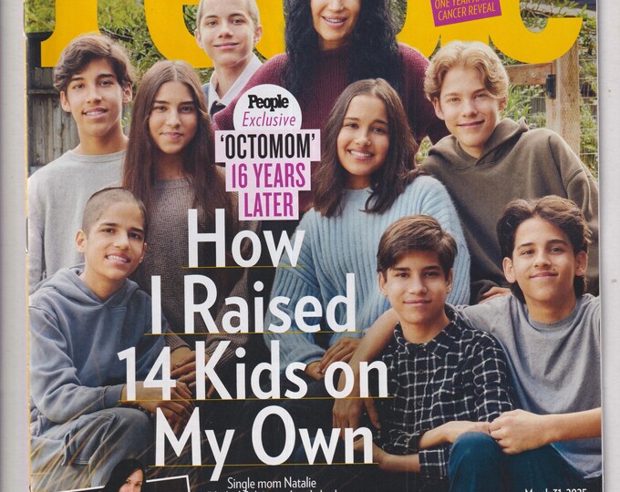 People March 31, 2025 Octomom How I Raised 14 On My Own, Princess Kate Reclaims Her Role (Magazine: Celebrity, Gossip)