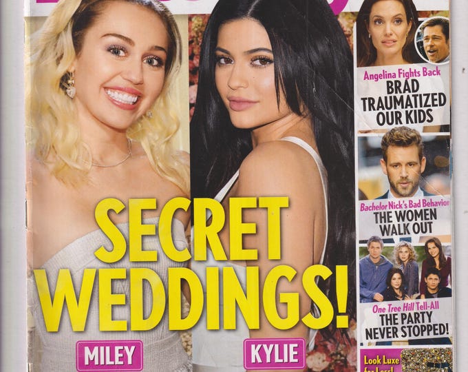 Life & Style January 16, 2017 Miley Cyrus and Kylie Jenner Secret Weddings, Angelina Jolie, One Tree Hill  (Magazine: Celebrity, Gossip)
