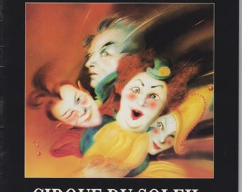 1991 Cirque Du Soleil Nouvelle Experience Souvenir Program and Poster