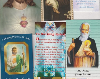 Prayer Cards Mixed Lot (40+ Items) Free Domestic Shipping