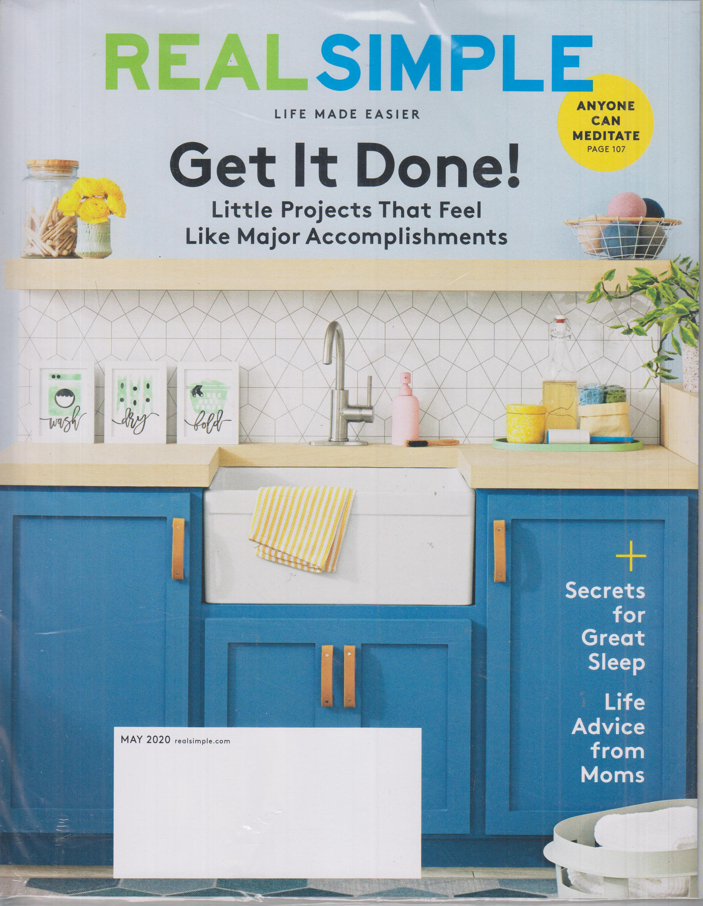 Real Simple May 2020 Get It Done! Little Projects that Feel Like Major