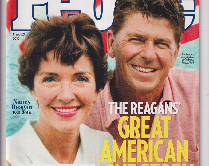 People March 21, 2016 The Reagans' Great American Love Story, The Duggar Kids, Padma Lakshmi (Magazine: Celebrity, Gossip, True Crime)