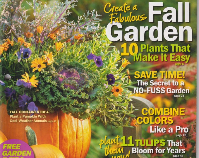 Garden Gate September October 2006 Fall Garden, No Fuss Garden, Combine Colors, 11 Tulips (Magazine: Gardening)