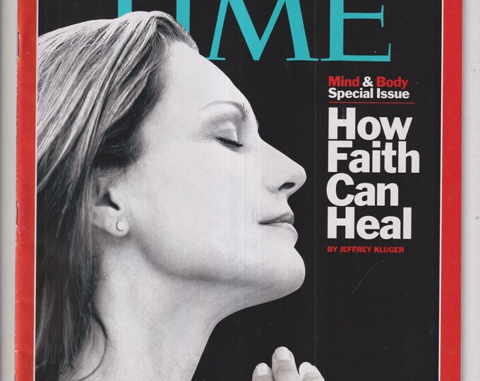 Time February 23, 2009 Mind & Body How Faith Can Heal, 25 People To Blame For the Economic Mess, Facebook (Magazine: Current Events)