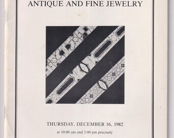 Christie's East Antique and FIne Jewelry  December 16, 1982  (Staple-Bound: Antique, Fine Jewelry)