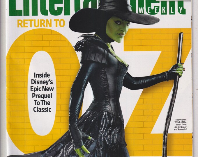 Entertainment Weekly March 8, 2013 Return to Oz, Behind the Scenes of the Oscars (Magazine: Movies, TV)