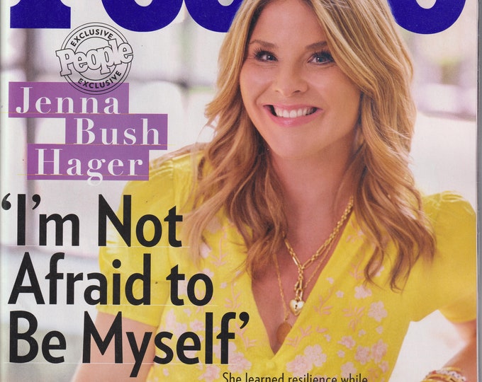 People August 28, 2023 Jenna Bush Hager, Zooey Deschanel, Jonathan Scott (Magazine: Celebrity, Gossip)