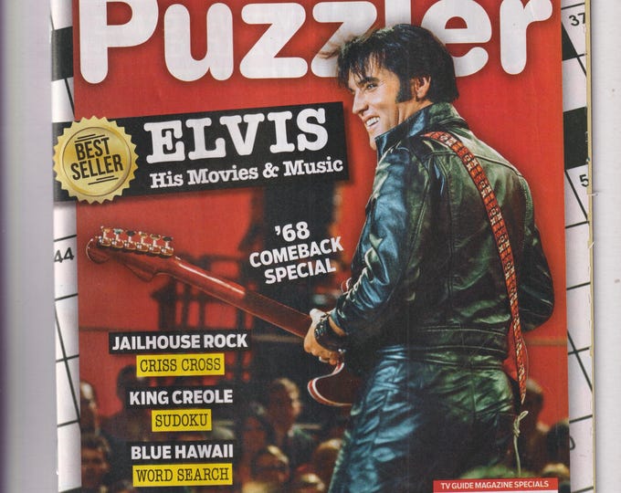 TV Guide Puzzler 2025 Elvis His Movies and Music (Magazine: Nostalgia, Puzzles, Celebrities)