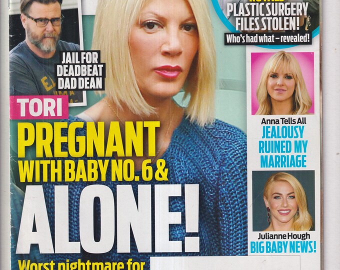 OK! USA November 13, 2017 Tori Spelling, The Royals, Anna Faris, Juliann Hough (Magazine: Celebrity)