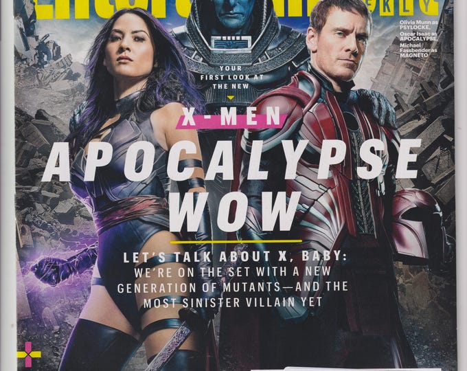 Entertainment Weekly July 24, 2015 Olivia Munn, Oscar Isaac, Michael Fassbender, X-Men Apocalypse (Magazine: Movies, Music, TV, Celebrities)