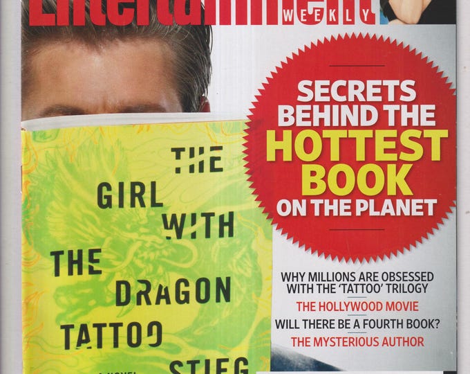 Entertainment Weekly June 25, 2010 The Girl With The Dragon Tattoo, Karate Kid, Grease, (Magazine: Movies, TV, Celebrities)