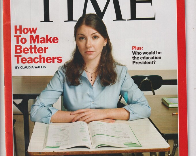 Time February 25, 2008 How to Make Better Teachers, Why The Dem Got Religion, Why Liberals Love McCain (Magazine: News, Current Events)