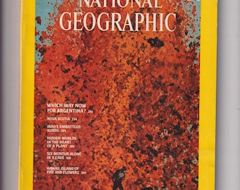 National Geographic March 1975 Argentina, Nova Scotia, Kurds, Bromeliads, Hawaii, Cave (Magazine: Nature, Geography)