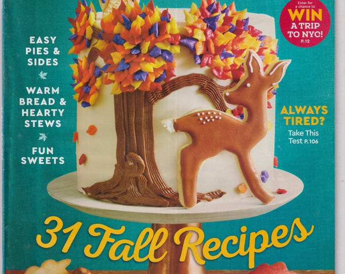 Woman's Day November 2017 Happy Thanksgiving! 31 Fall Recipes (Magazine: Home & Garden)