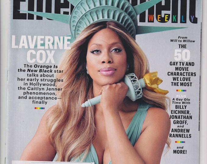 Entertainment Weekly June 19, 2015 Laverne Cox, Special LGBT Issue, America's Transformation (Magazine: Movies, Music, TV, Celebrities)