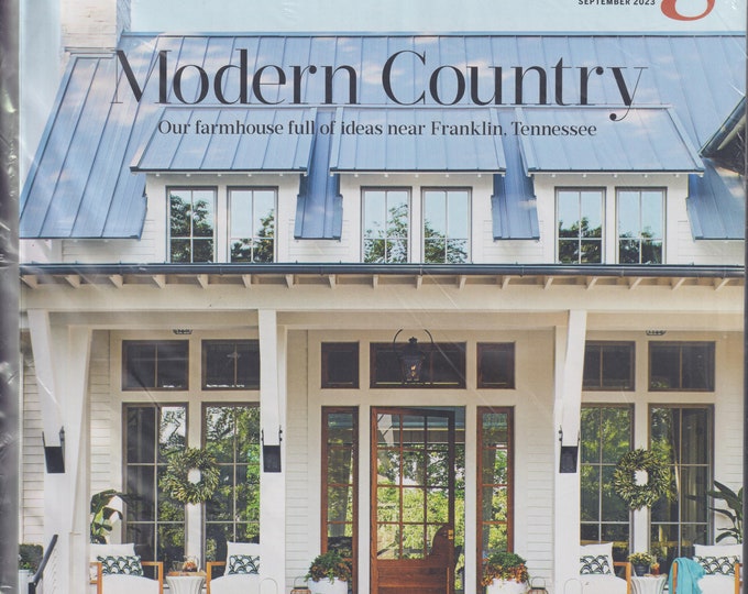 Southern Living September 2023 Modern Country Flip Side - Thomas Rhett Tailgating(Magazine: Home & Garden, Regional, The South)