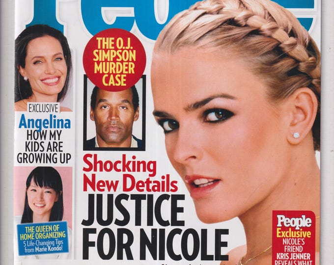 People February 8, 2016 O.J. Simpson, Nicole Brown Simpson, Angelina Jolie, Marie Kondo, Mariah (Magazine:  Celebrity, Gossip, True Crime)