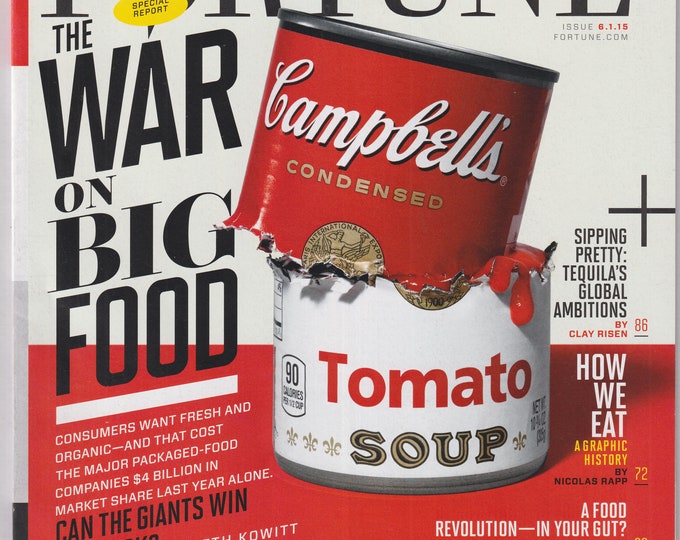 Fortune June 1, 2015 The War on Big Food (Magazine: Business, Finance)