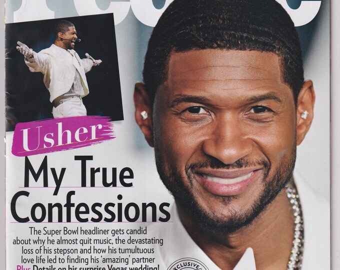 People February 26, 2024 Usher, Toby Keith, Taylor Swift  (Magazine: Celebrity, Gossip)