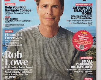 AARP April May 2025 Rob Lowe, Financial Forensics, 44 Ways to Enjoy Life More, Saigon's Fall,  (Magazine: General Interest)