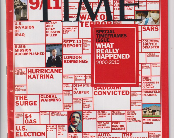 Time December 6, 2010 What Really Happened 2000-2010 Special Timeframes Issue (Magazine: News, Politics)