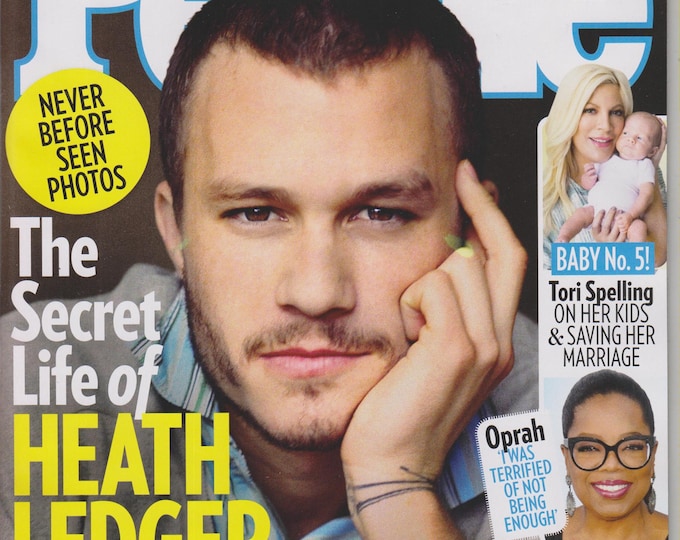 People April 24, 2017 Heath Ledger, Tori Spelling, Oprah, The Cheerleader & The Hitman (Magazine: Celebrities, Gossip, True Crime)
