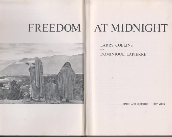 Freedom at Midnight  (India and Pakistan's Independence) (Hardcover: History, Nonfiction)