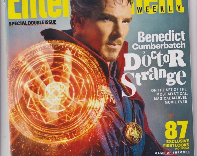 Entertainment Weekly January 8-15, 2016 Benedict Cumberbatch is Doctor Strange, First Look Issue, (Magazine: Film, TV,  Celebrities)