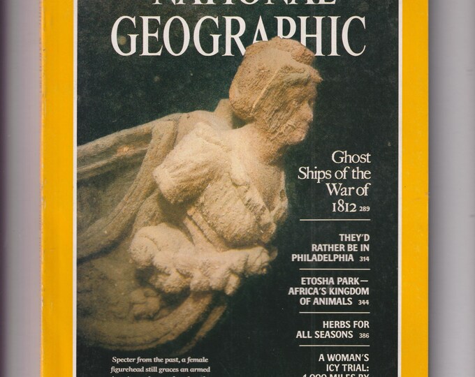 National Geographic March 1983 Ghost Ships Philadelphia, Etosha Park, Herbs, Sled Race (Magazine: Geography, General Interest)