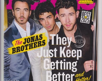 People December 15, 2025 Jonas Brothers, Meghan & Harry, Best of 2025 (Magazine: Celebrity)