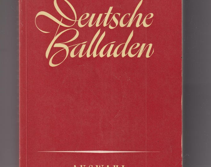 Deutsche Balladen (German Ballads) (Paperback: German Poetry) 1964