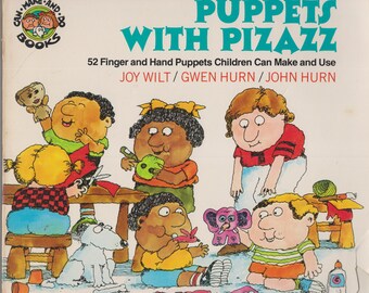 Puppets with Pizazz: Vintage 1977 Children's Craft Book
