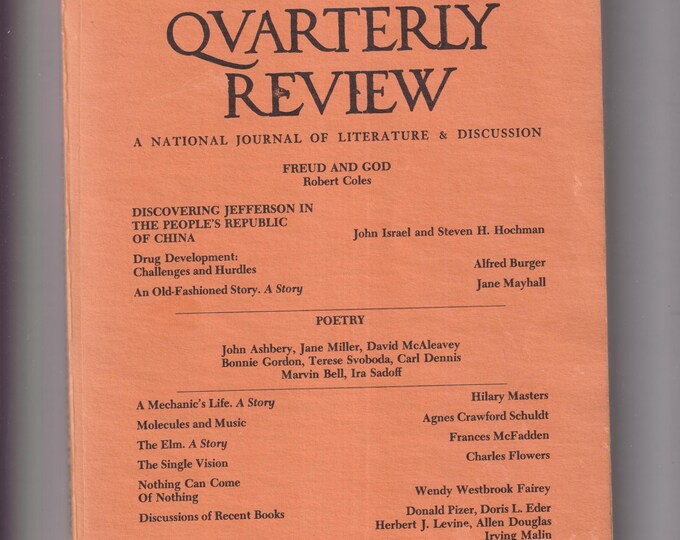 The Virginia Quarterly Review Summer 1981 (Paperback: Poetry, Literature, Discussion) 1981