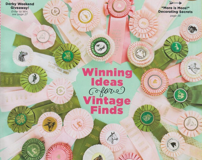 Country Living May 2018 Winning Ideas for Vintage Finds, Bargain Shopping!, What to Collect Now,  (Magazine: Home & Garden)