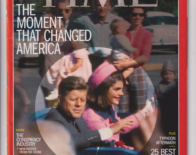 Time November 25, 2013 JFK Assassination Conspiracy, Typhoon Aftermath, 25 Best Inventions (Magazine: Politics, Current Events)