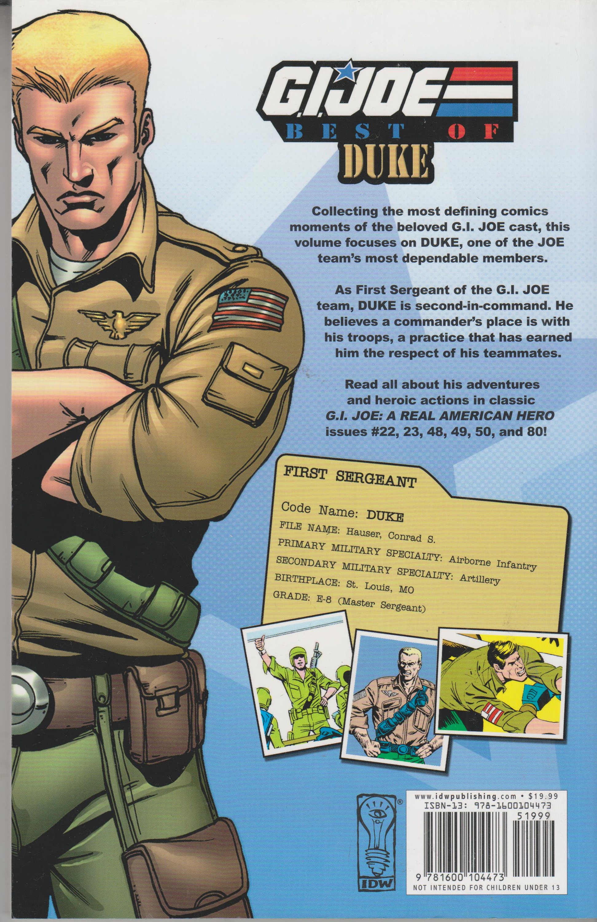 gi joe year book