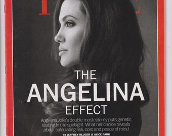Time May 27, 2013 The Angelina Jolie Effect, The IRS Mess, Syria's YouTube War, End of Alimony (Magazine: Politics, Current Events)