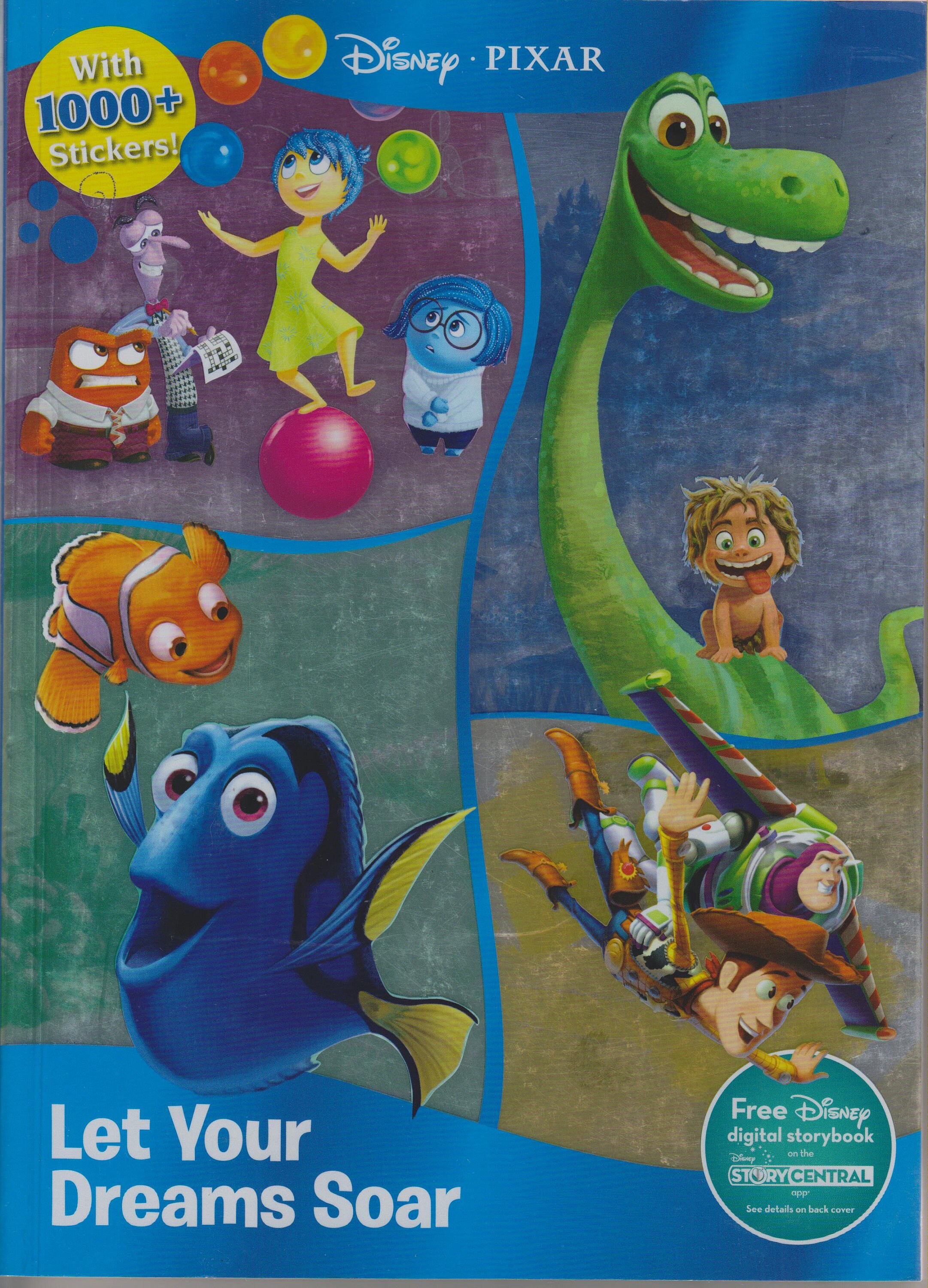 Disney Pixar Let Your Dreams Soar Coloring Book With 1000 - 