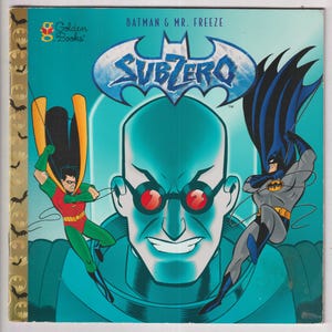 1997 "A" Edition of Batman & Mr. Freeze SubZero Golden Book (Paperback: Children's Picture Book, Media tie-in)