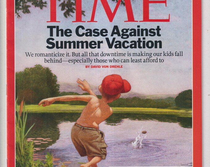 Time August 2, 2010 Case Against Summer Vacation, Gulf Spill, Jerry Brown, Harry Potter (Magazine: Current Events, Politics)