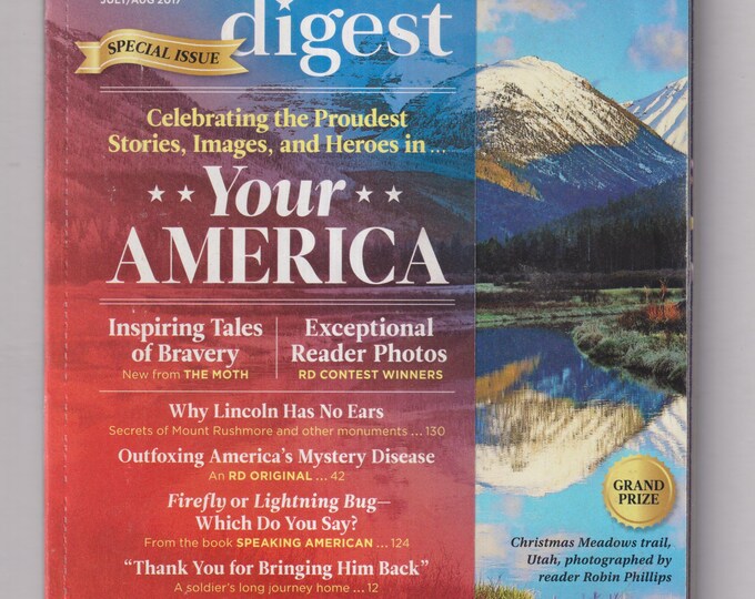 Reader's Digest July August 2017 Celebrating Your America (Magazine: General Interest)
