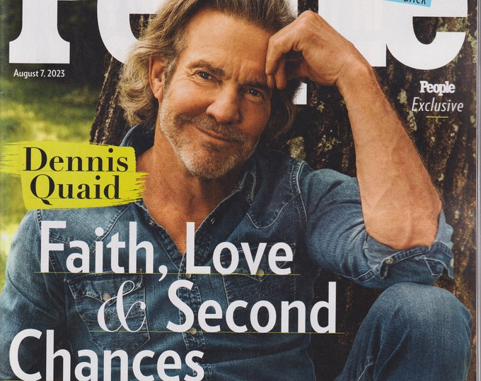 People August 7, 2023 Dennis Quaid, Jamie Foxx, Tony Bennett, Kate Gosselin (Magazine: Celebrty, Gossip)