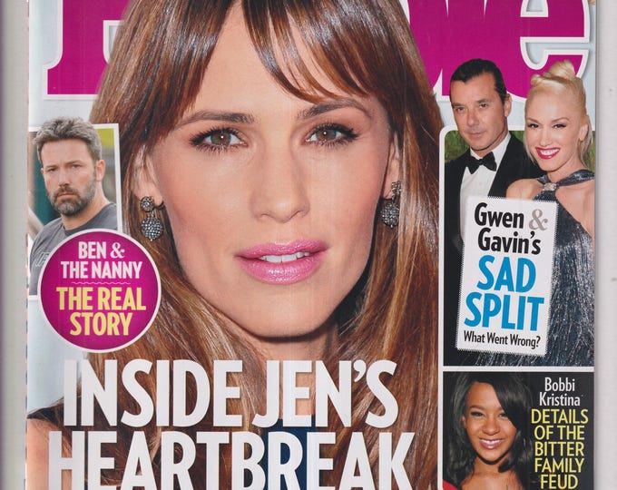 People August 17, 2015 Jennifer Garner, Ben Affleck, Gwen Stefani, Bobbi Kristina Brown, Cecil   The Lion (Magazine: Celebrity, Gossip)