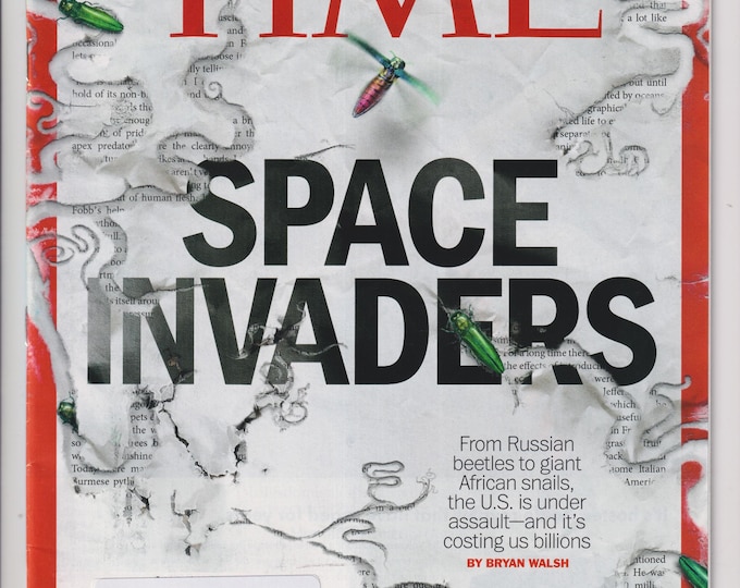 Time July 28, 2014 Space Invaders - Russian Beetles, Giant African Snails, America's Comeback, Obama (Magazine: Politics, Current Events)