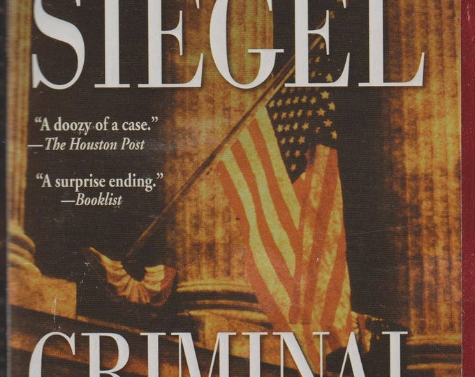 Criminal Intent by Sheldon Siegel (Paperback, Crime Drama, Mystery) 2002