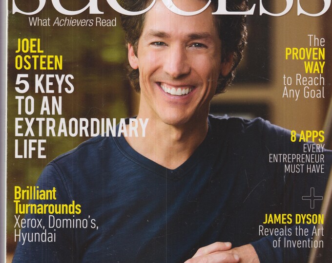 Success November 2013  and CD Joel Osteen, James Dyson, Brilliant Turnarounds (Magazine: Self Improvement)